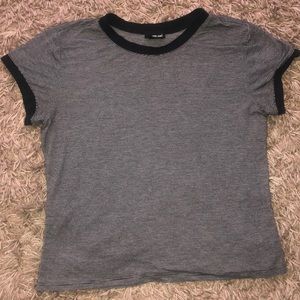 Wet seal stripped T-shirt